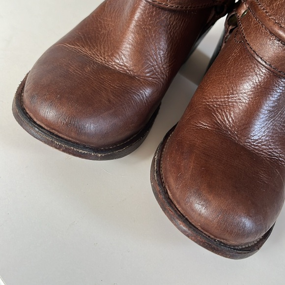 Frye boots-Carmen Harness Short Boots-Dark Brown size 7 B - Picture 9 of 16